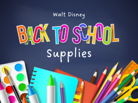  Walt Disney Back to School Supplies